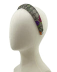 Silk Alice Headband Made from Gucci GG Floral Scarf