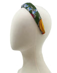 Silk Alice Headband Made from Gucci GG Floral Scarf