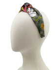 Silk Knot Headband Made from Gucci GG Floral Scarf