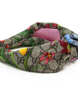 Silk Knot Headband Made from Gucci GG Floral Scarf