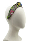 Silk Knot Headband Made from Gucci GG Floral Scarf