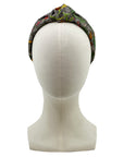 Silk Knot Headband Made from Gucci GG Floral Scarf