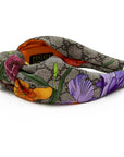 Silk Knot Headband Made from Gucci GG Floral Scarf