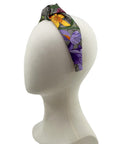 Silk Knot Headband Made from Gucci GG Floral Scarf