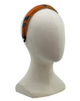 Skinny Alice Headband Layering Set made from Hermes Bolduc Silk Scarf