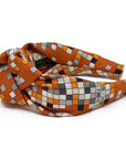 Hermes Mosaique au 24 silk knot scarf headband