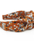 Hermes Mosaique au 24 silk knot scarf headband