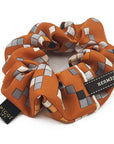 Hermes Mosaique au 24 silk scrunchie