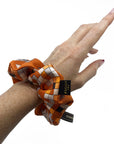 Hermes Mosaique au 24 silk scrunchie