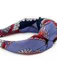 Hermes Paperoles Silk Scarf Upcycled Knot Headband