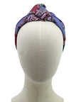 Hermes Paperoles Silk Scarf Upcycled Knot Headband