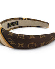 Alice Headband Made from LV Confidential Silk Scarf