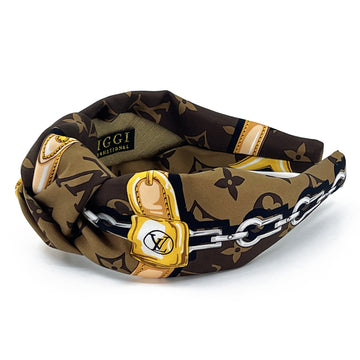 Classic Monogram LV Knot Headband #1