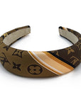 Alice Headband Made from LV Confidential Silk Scarf