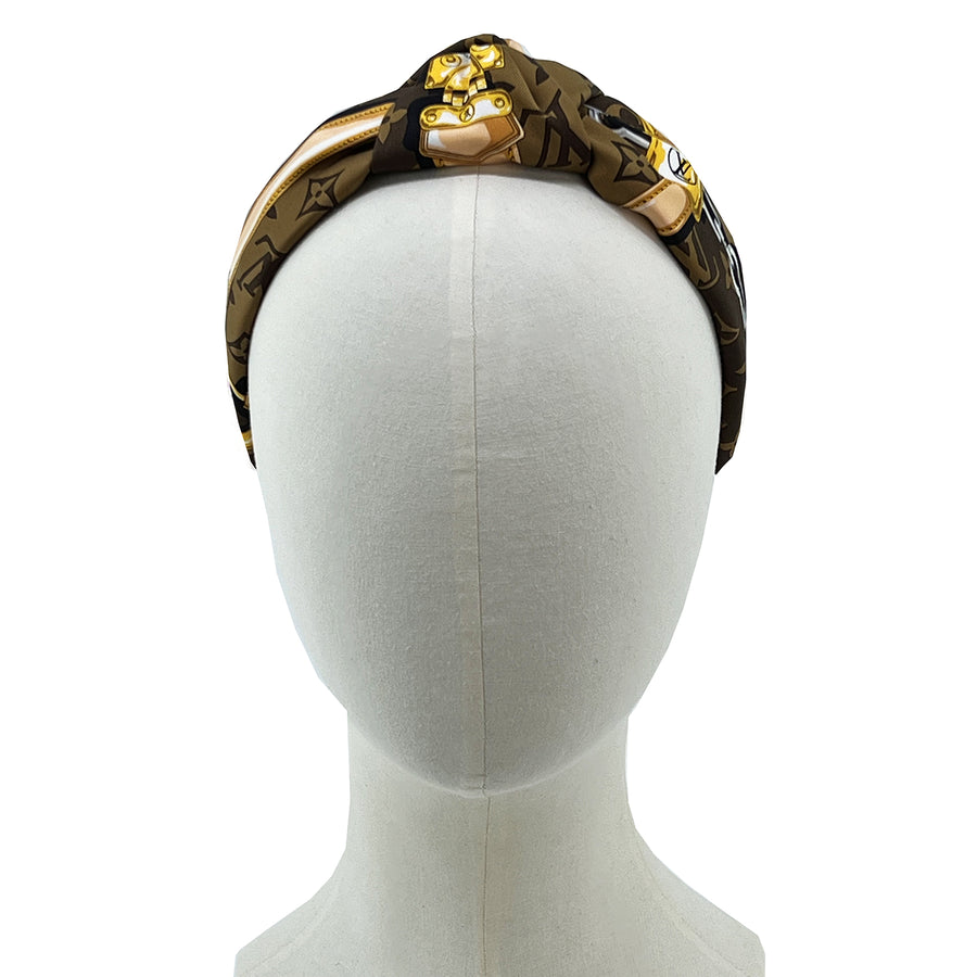 Classic Monogram LV Knot Headband #1