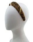 Alice Headband Made from LV Confidential Silk Scarf