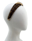 Alice Headband Made from LV Confidential Silk Scarf