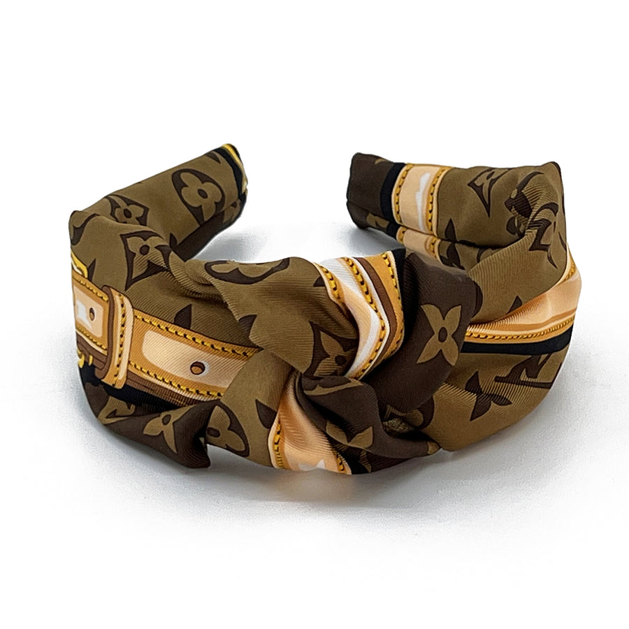 Classic Monogram LV Knot Headband #2