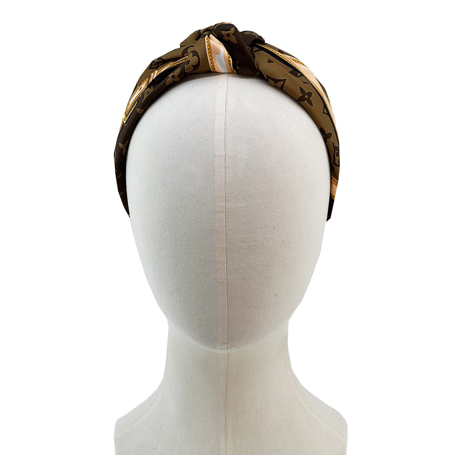 Classic Monogram LV Knot Headband #2