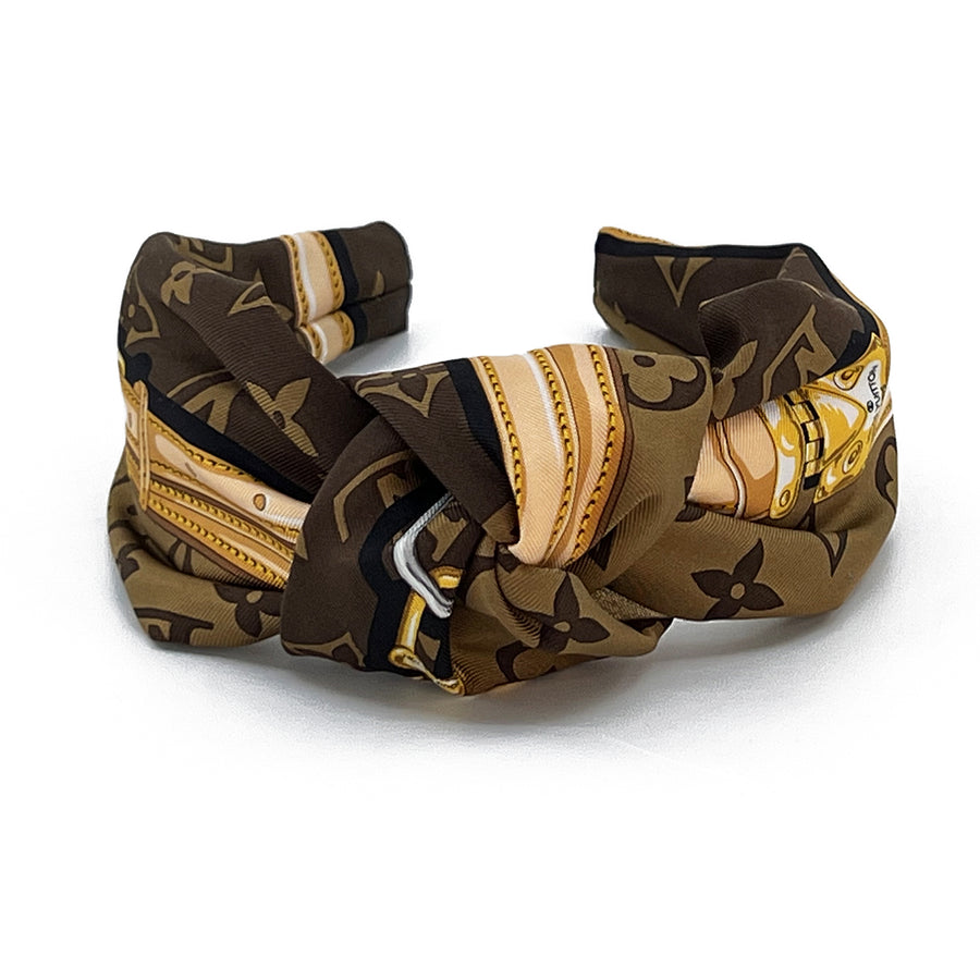 Classic Monogram LV Knot Headband #3