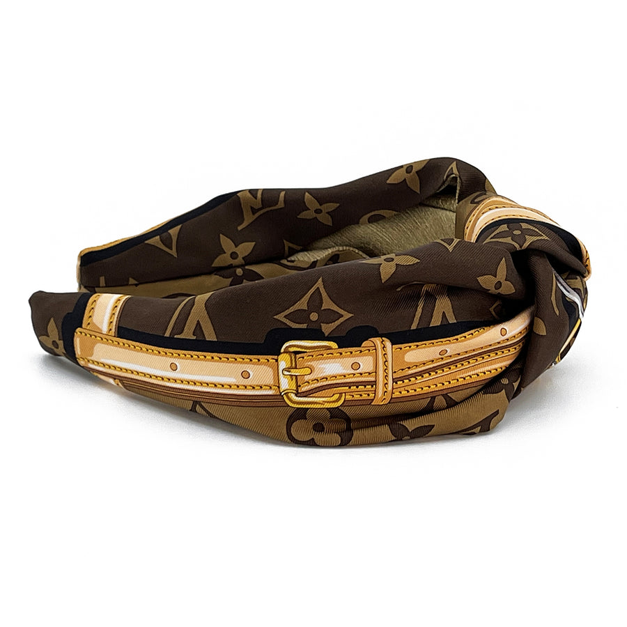 Classic Monogram LV Knot Headband #3