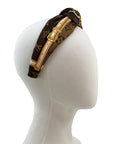 Classic Monogram LV Knot Headband #3