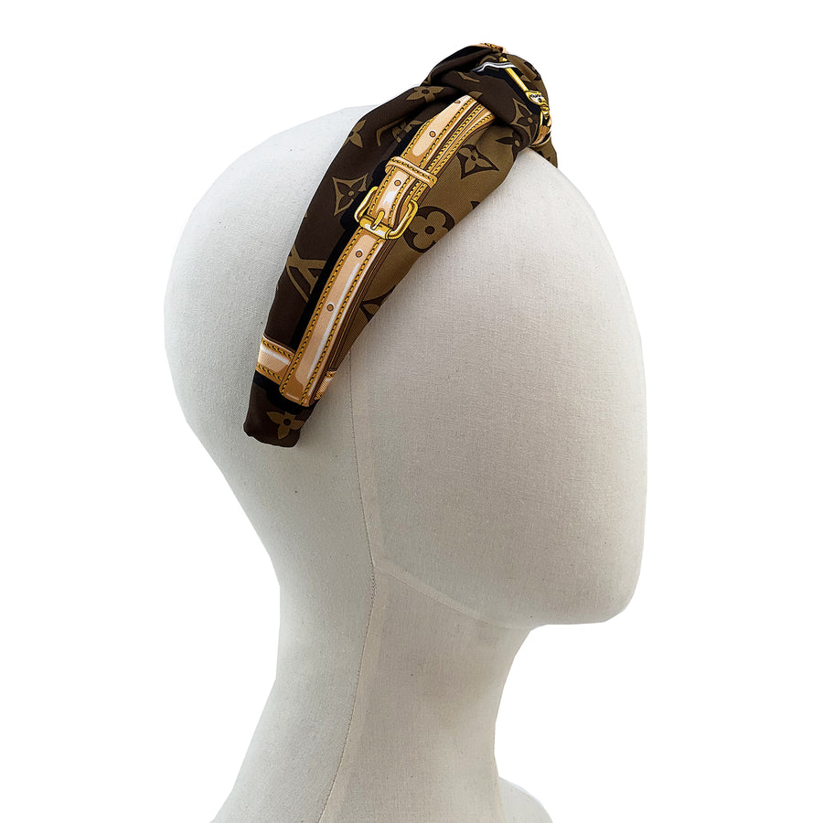 Classic Monogram LV Knot Headband #3