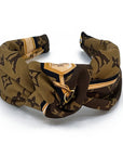 Classic Monogram LV Knot Headband #4