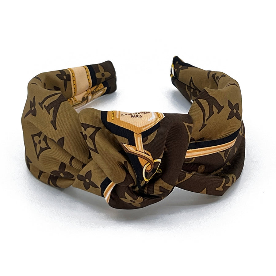 Classic Monogram LV Knot Headband #4