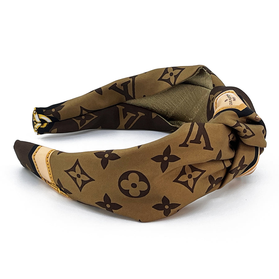 Classic Monogram LV Knot Headband #4