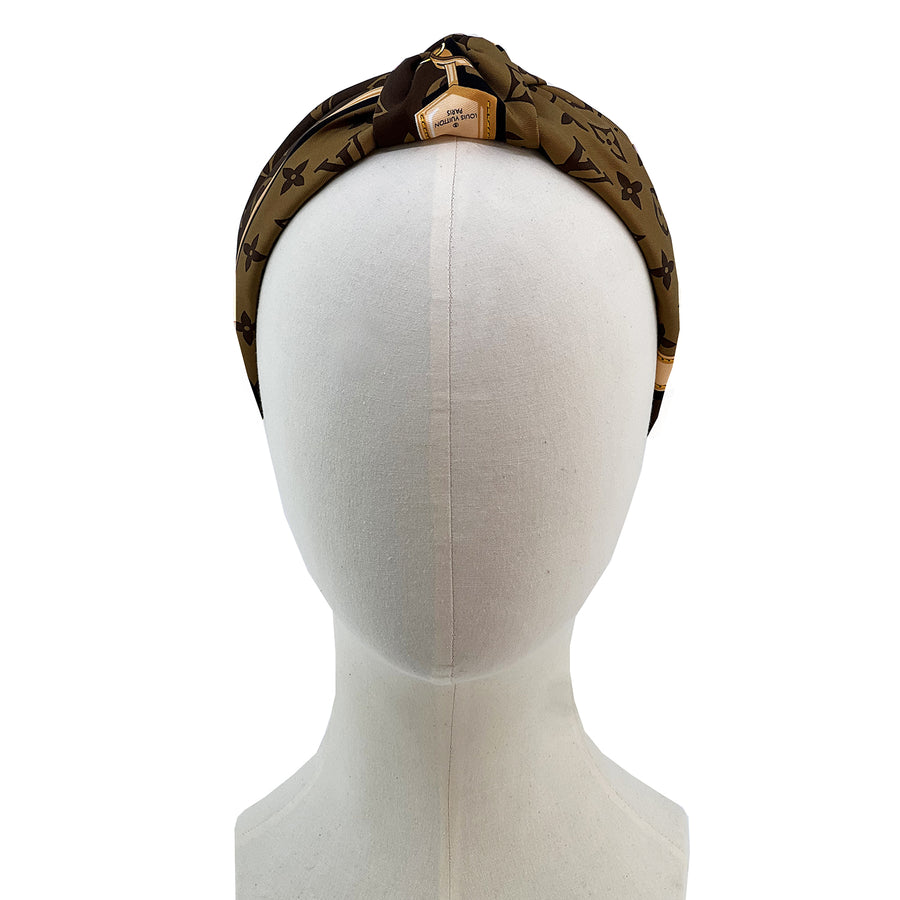 Classic Monogram LV Knot Headband #4