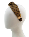 Classic Monogram LV Knot Headband #4