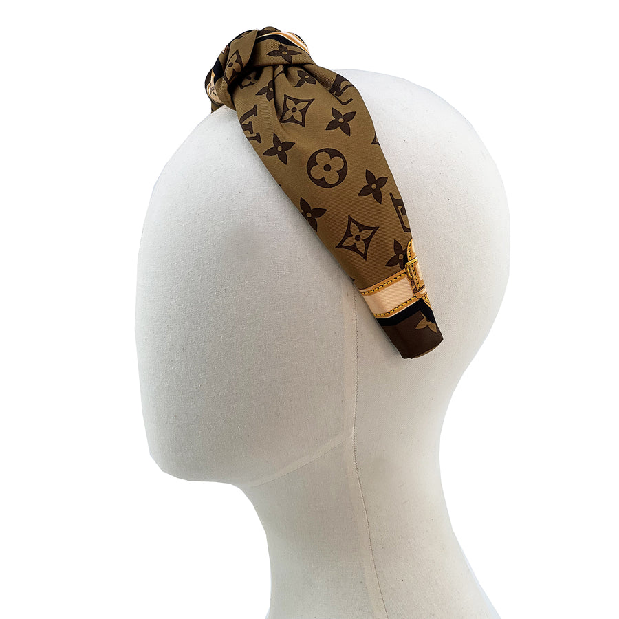 Classic Monogram LV Knot Headband #4