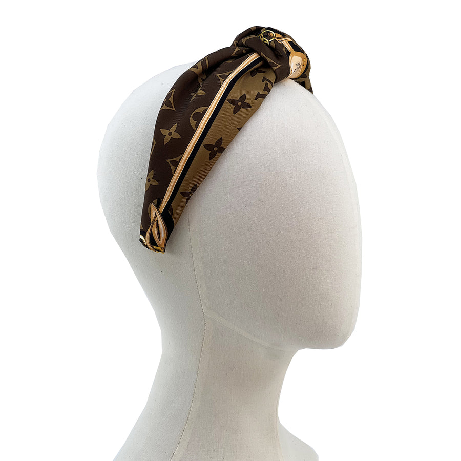 Classic Monogram LV Knot Headband #4